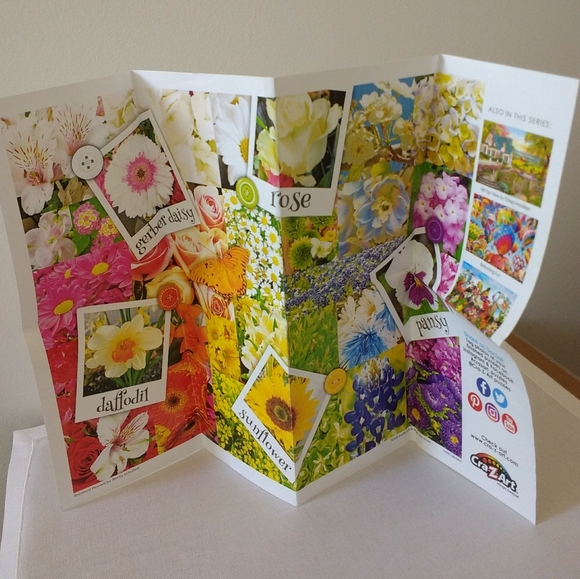 Kodak Premium Puzzle Rainbow Flowers 🌺 1000pc puzzle - Picture 4 of 6